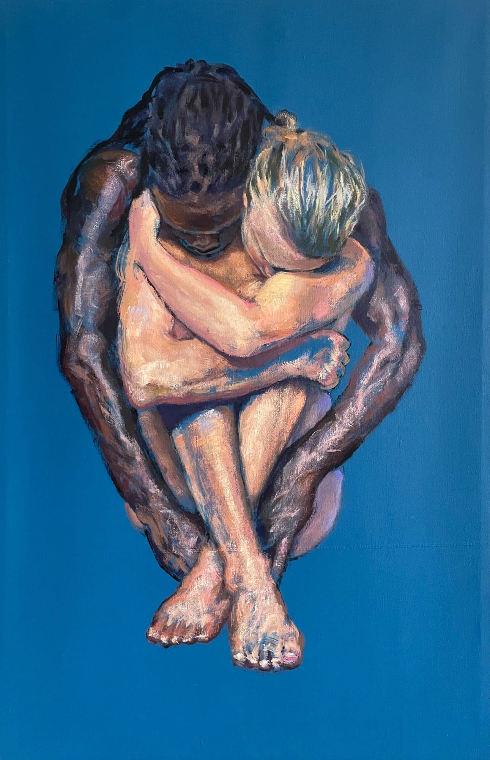 In Sync VII, an original acrylic painting by Karlos Ibarra