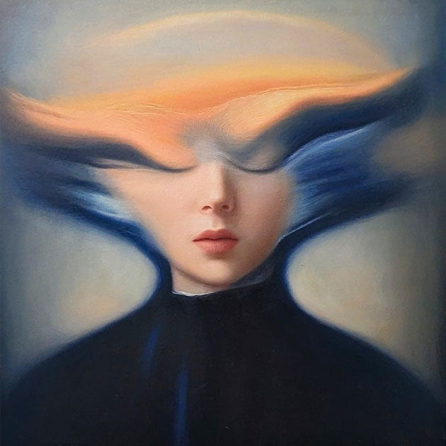 La Bruja, an original oil painting by JoCa