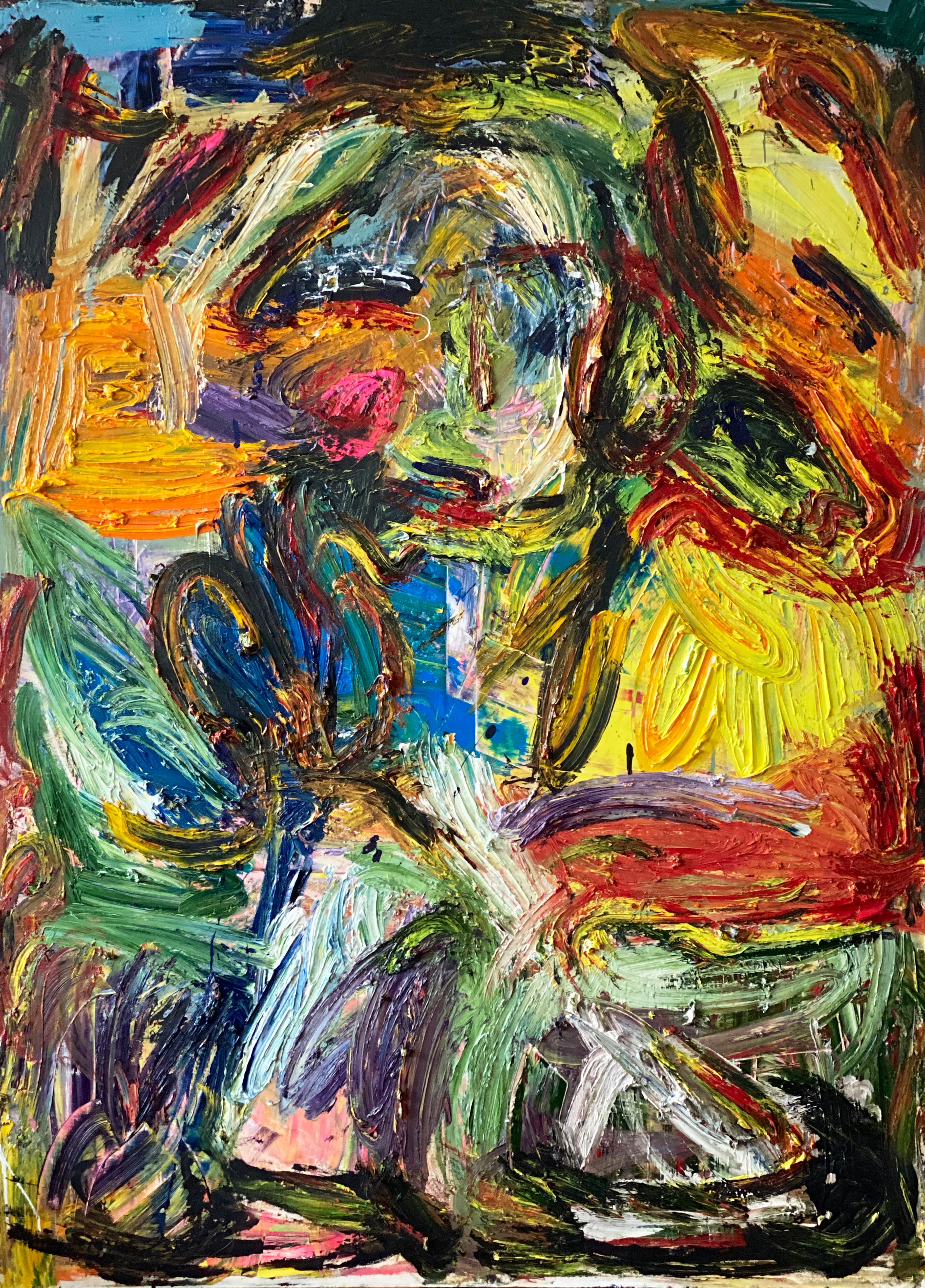 Héroes Invisibles, an original oil painting by Raúl Cerrillo — Art of NOMA