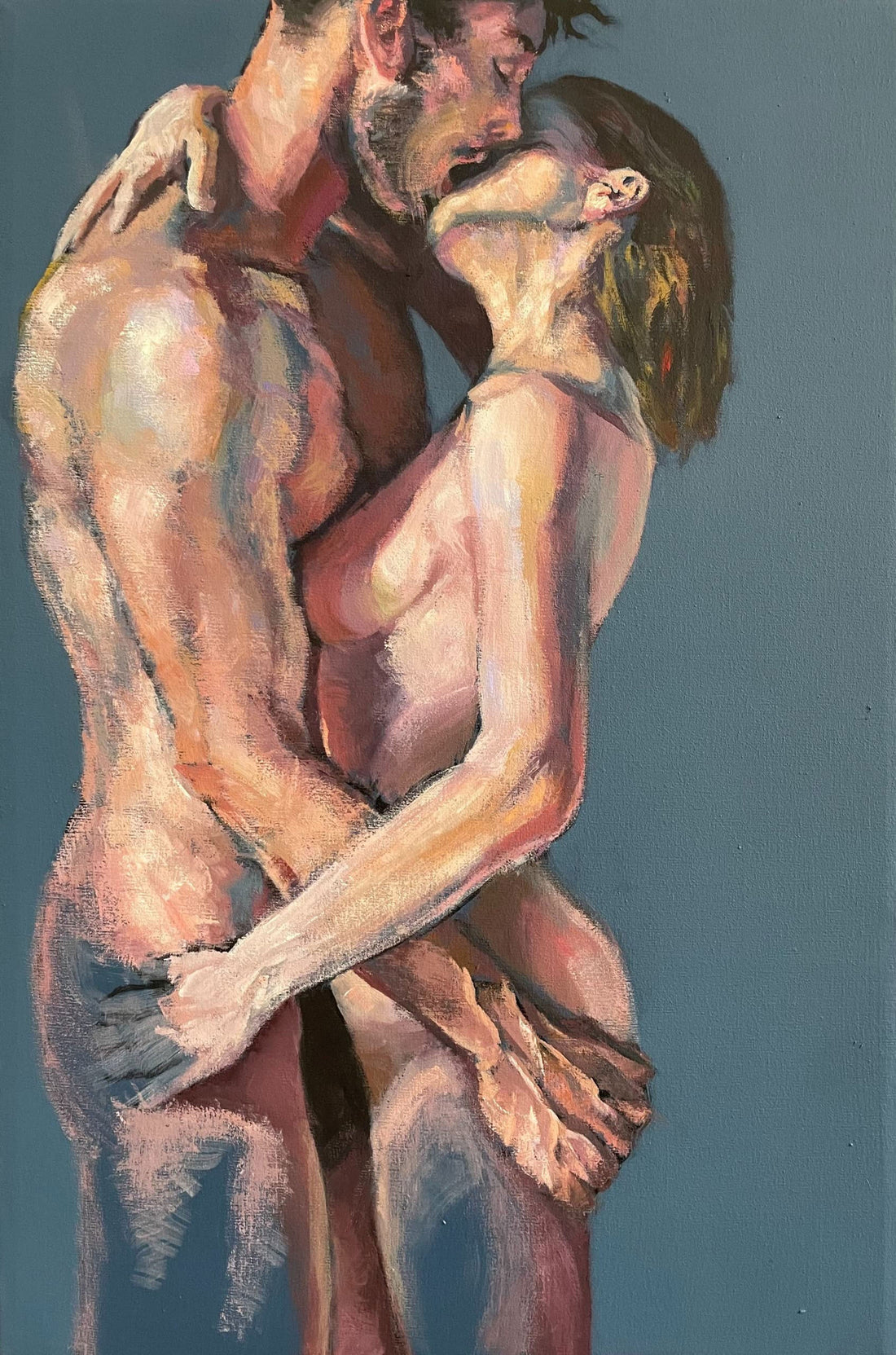 In Sync VI, an original acrylic painting by Karlos Ibarra