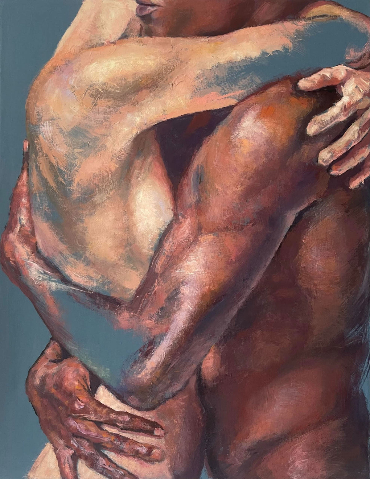 In Sync VII, an original acrylic painting by Karlos Ibarra
