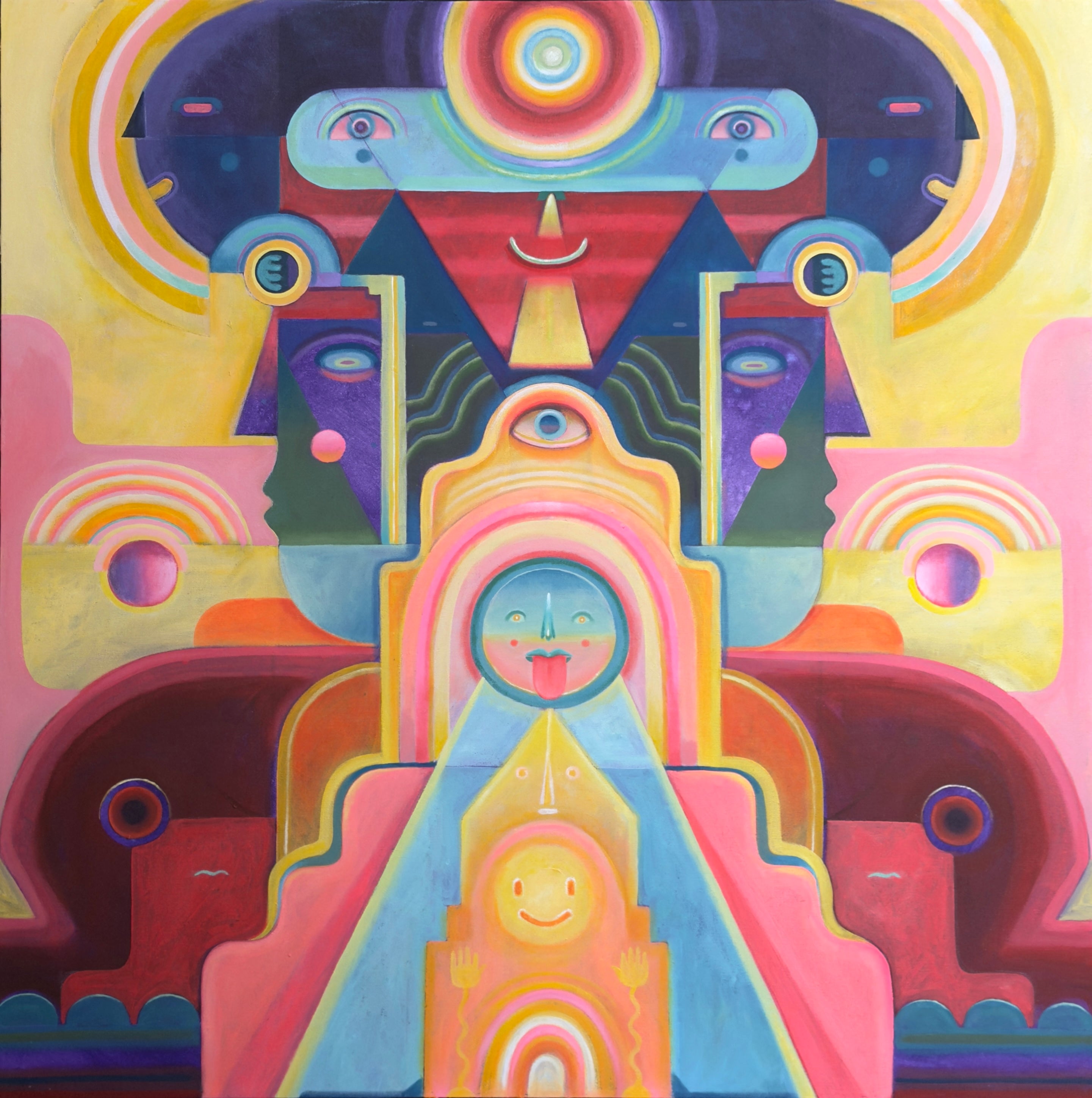 Open Your Eyes, an acrylic painting by Jorge Tellaeche — Art of NOMA