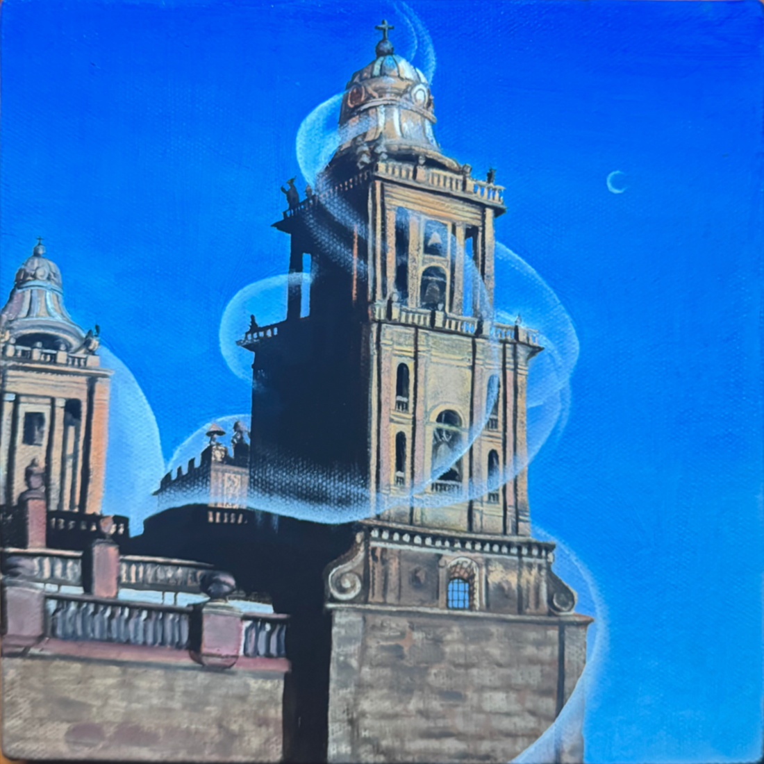 El Centro, an original oil painting by Alexandra Connolly — Art of NOMA