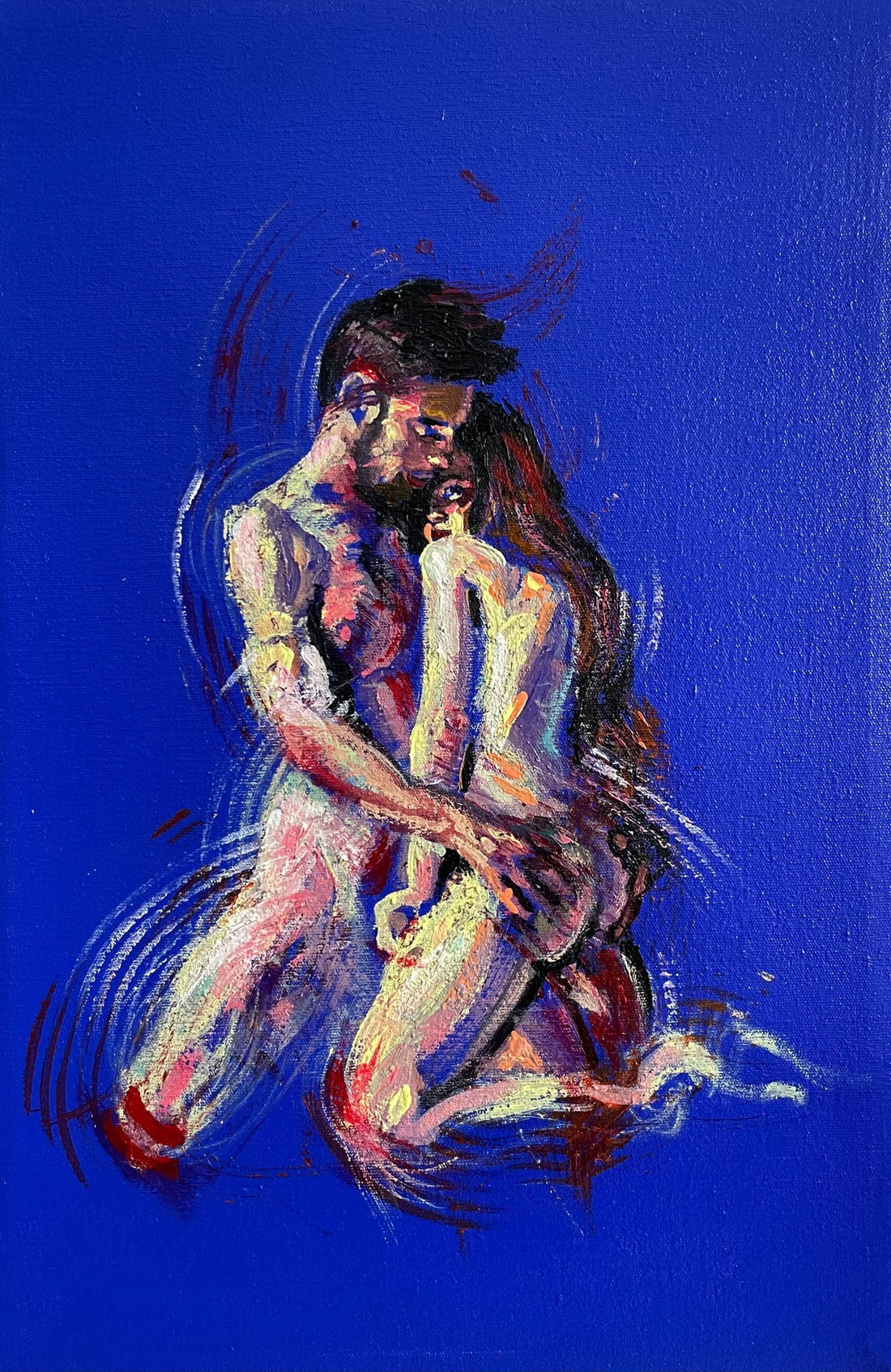 Sinergy VII, an original acrylic painting by Karlos Ibarra