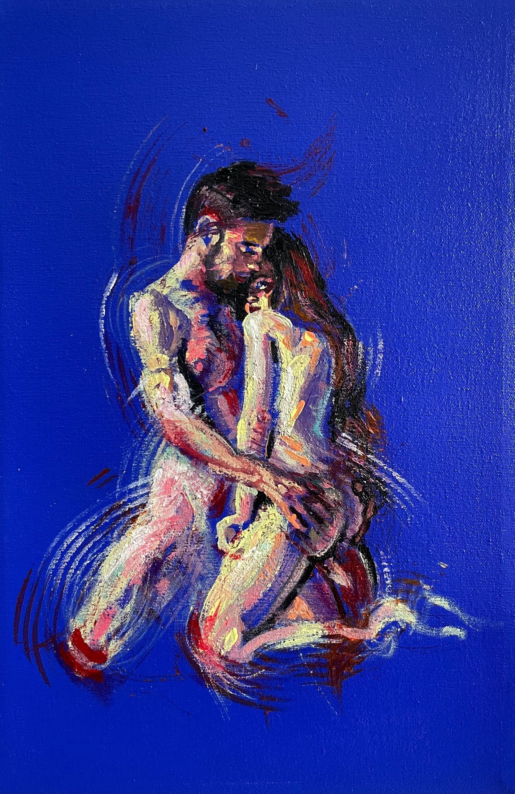 Sinergy VII, an original acrylic painting by Karlos Ibarra