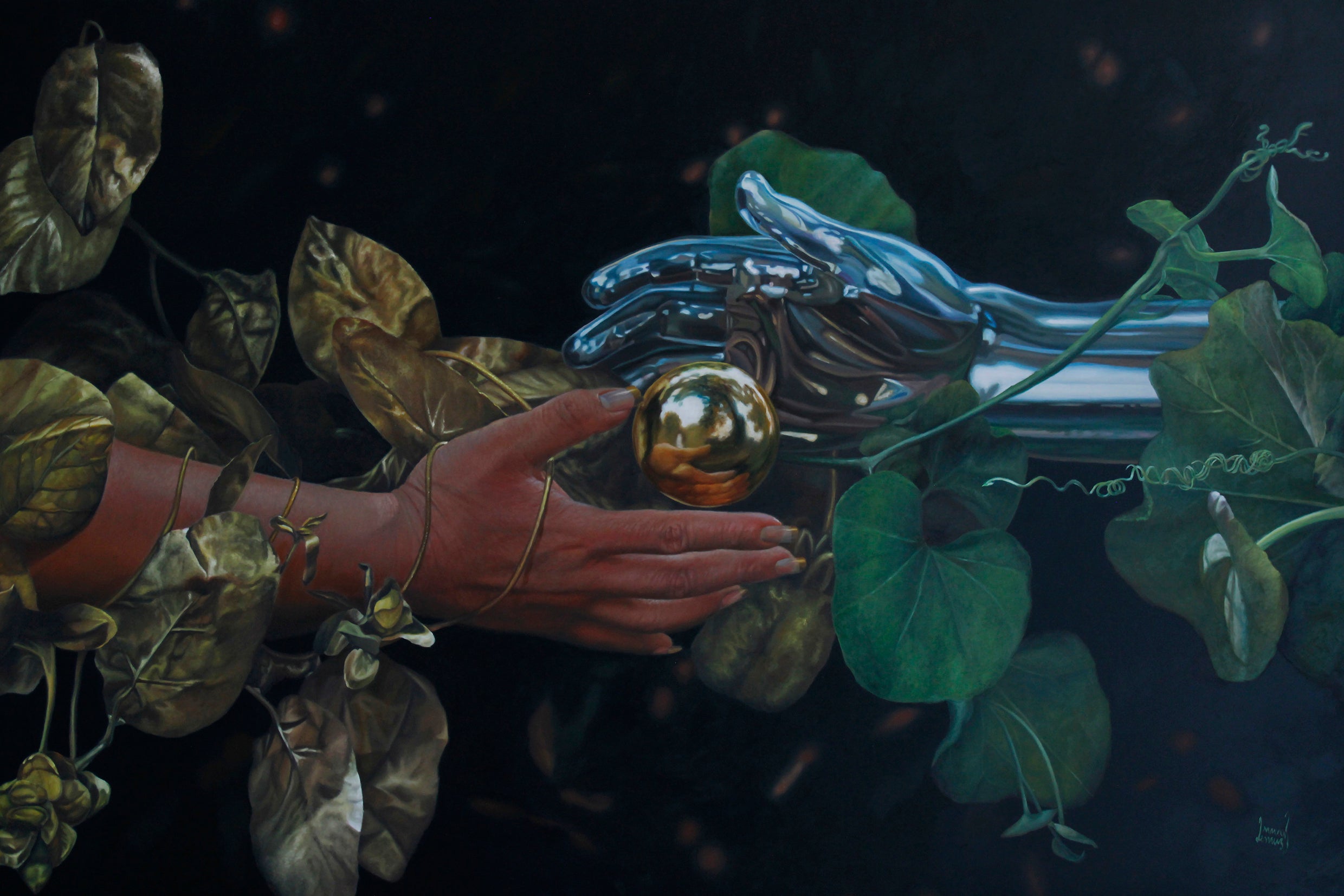 El Fruto Del Nuevo Edén, an original painting by Arturo Lemus Beltrán — Art of NOMA