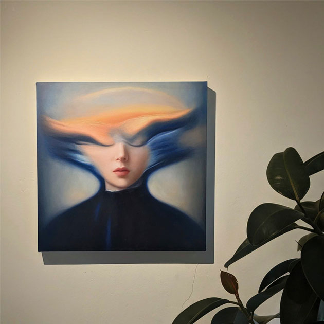 La Bruja original oil painting by JoCa on canvas