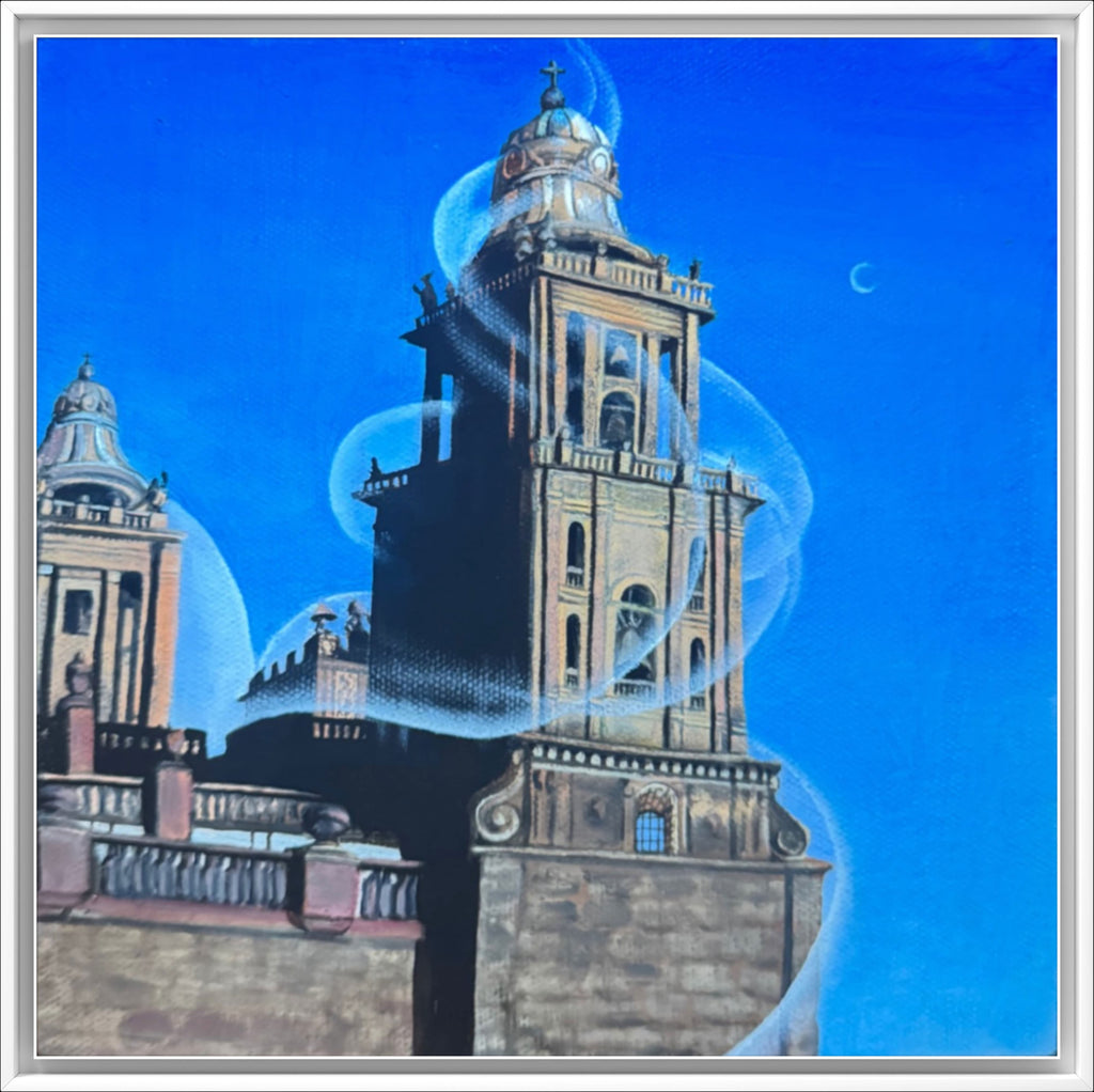 El Centro original oil painting by Alexandra Connolly on canvas