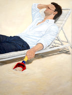 All Work And No Play Original Painting by Niamh Barry