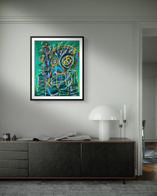 Anxiety print by Daniel de Polignac giclée on Hahnemühle matte paper