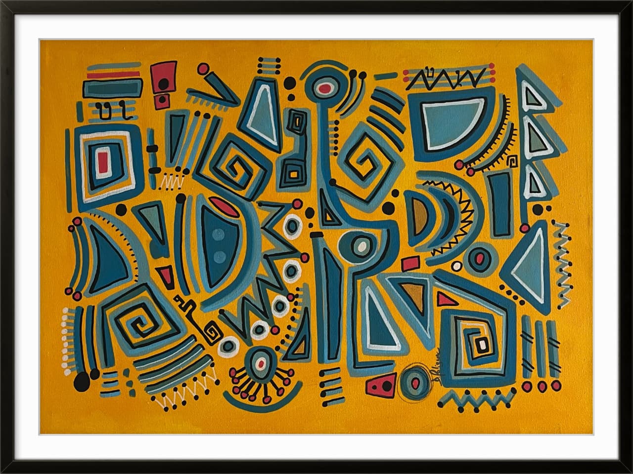 Blue Tribe (Print) by Daniel de Polignac