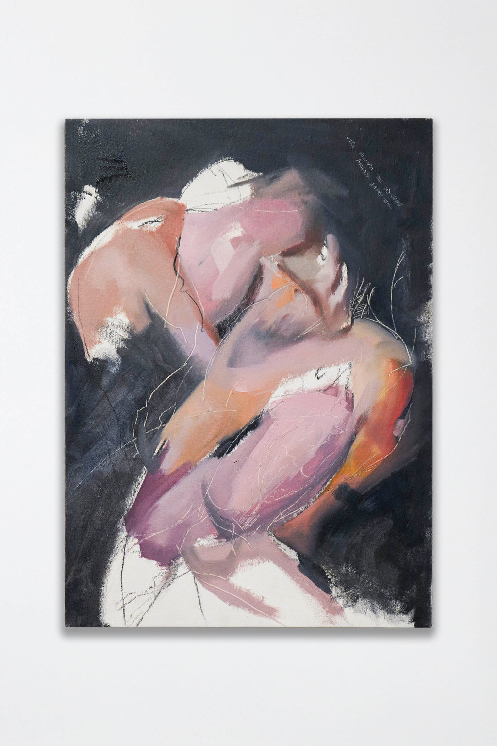 Bound by Alyssa Tang oil and charcoal painting on canvas