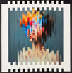 CD7001 by Pepe Reyes limited-edition rollage print on Hahnemühle paper