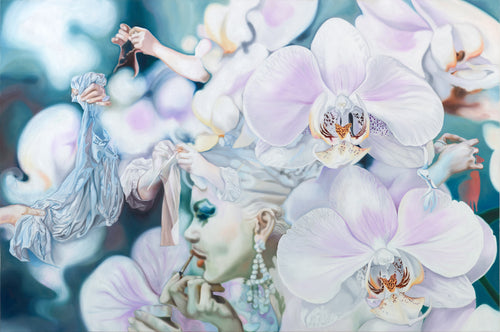 Casa Susanna by Pia Dehne large-scale oil painting on canvas
