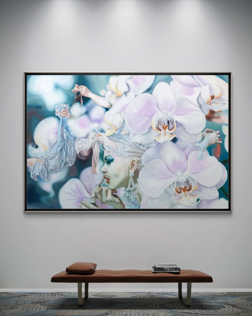 Casa Susanna by Pia Dehne Original Large-Scale Oil Painting