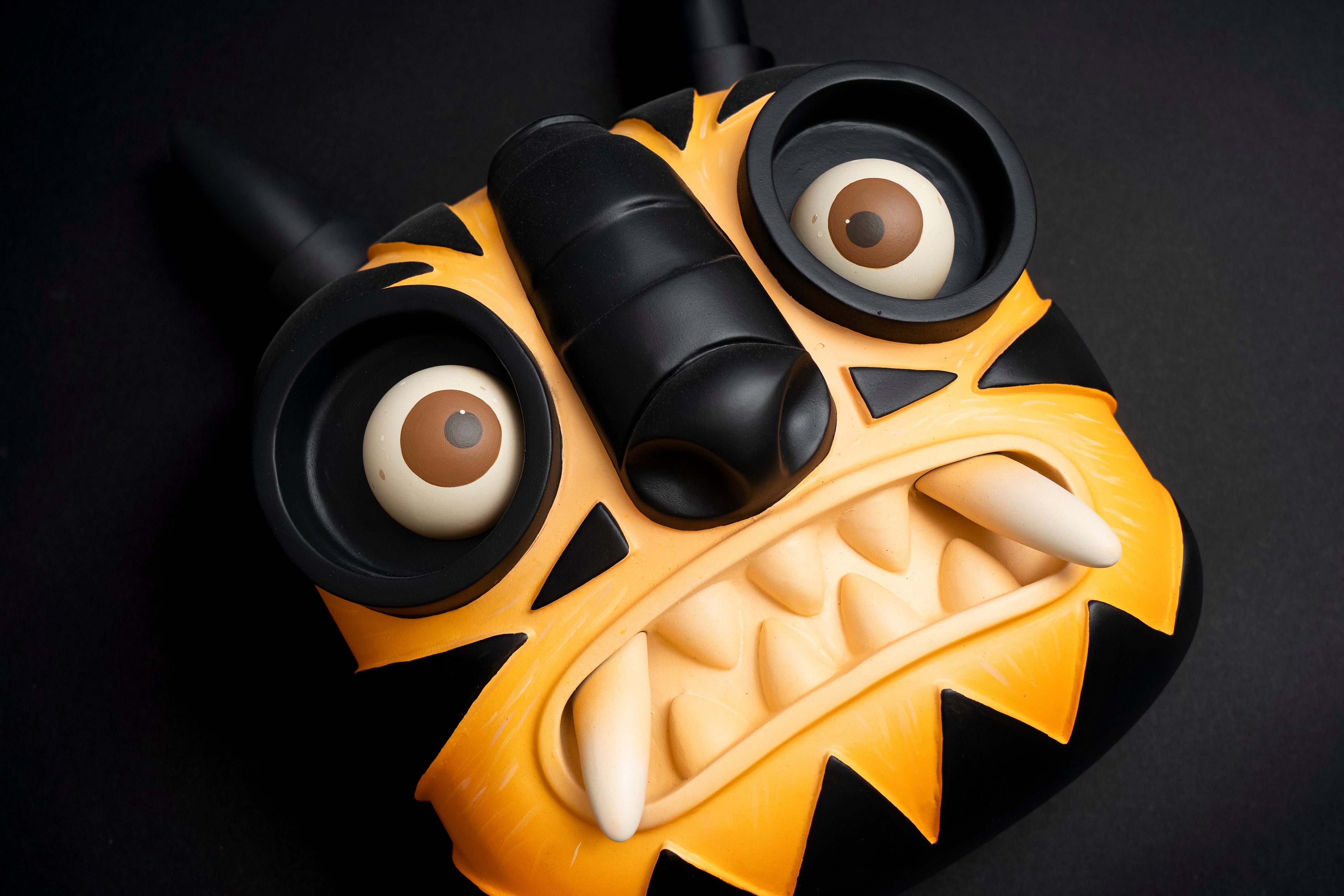 Tigre by Mr. Mitote Unique Mixed-Media Mask Artwork