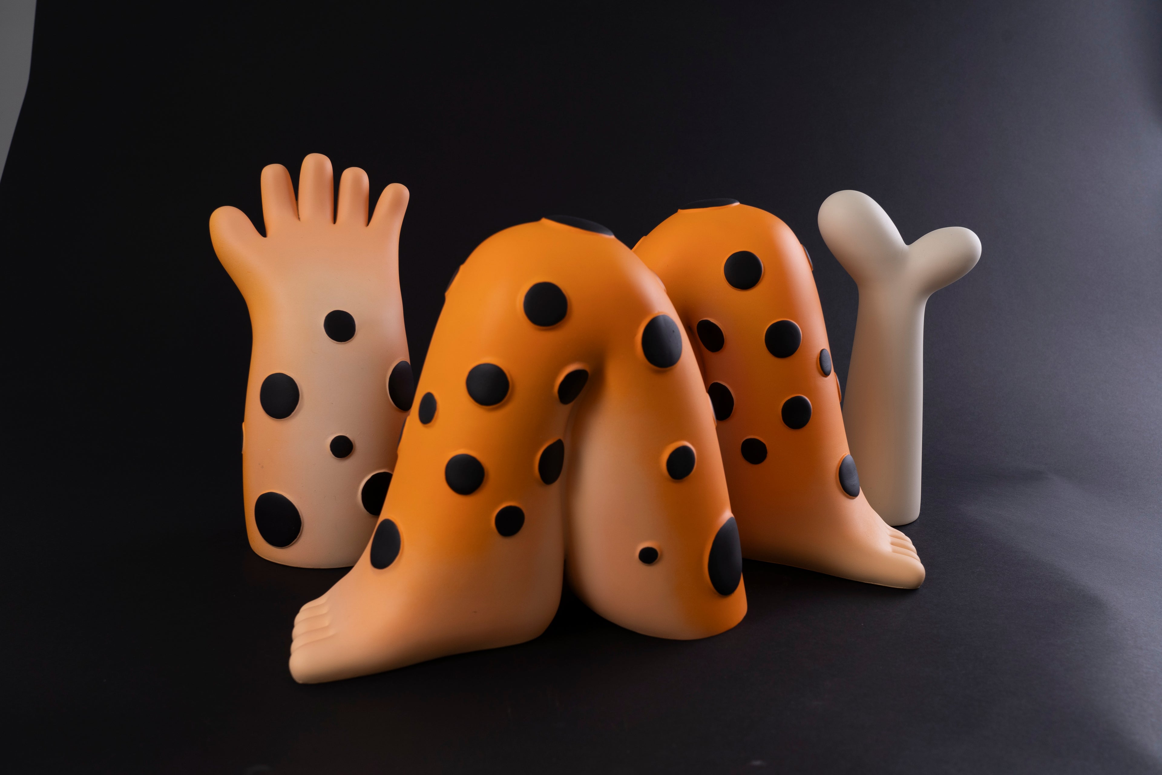 Fragmentos by Mr. Mitote mixed-media sculptural artwork set