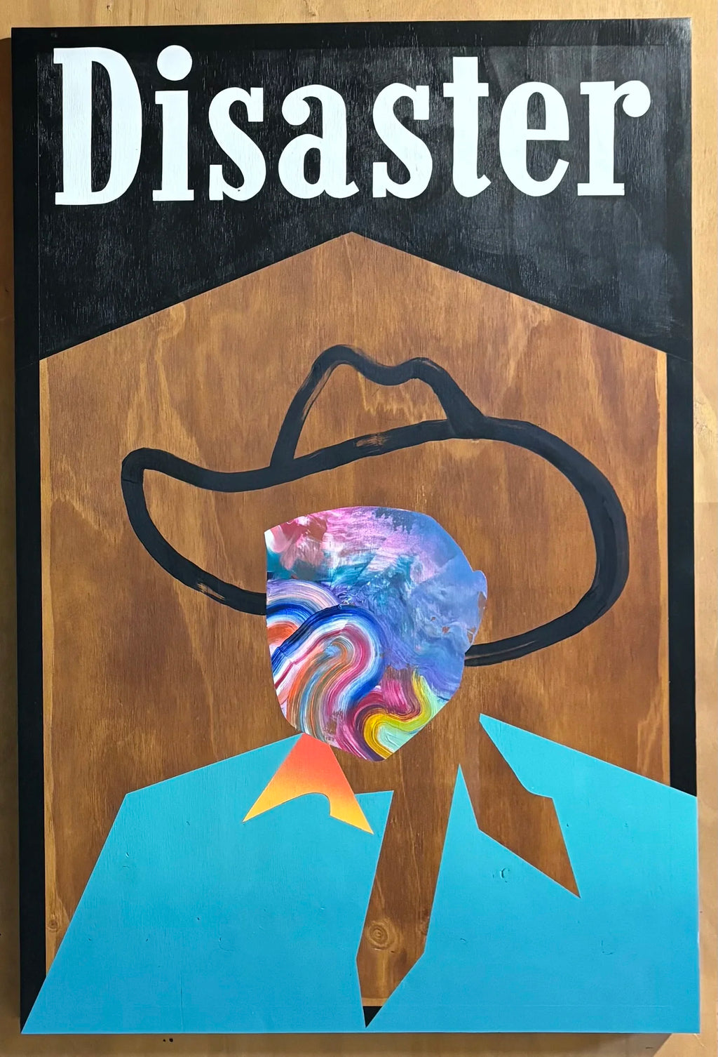 Disaster by Gareth Stehr Unique Contemporary Painting