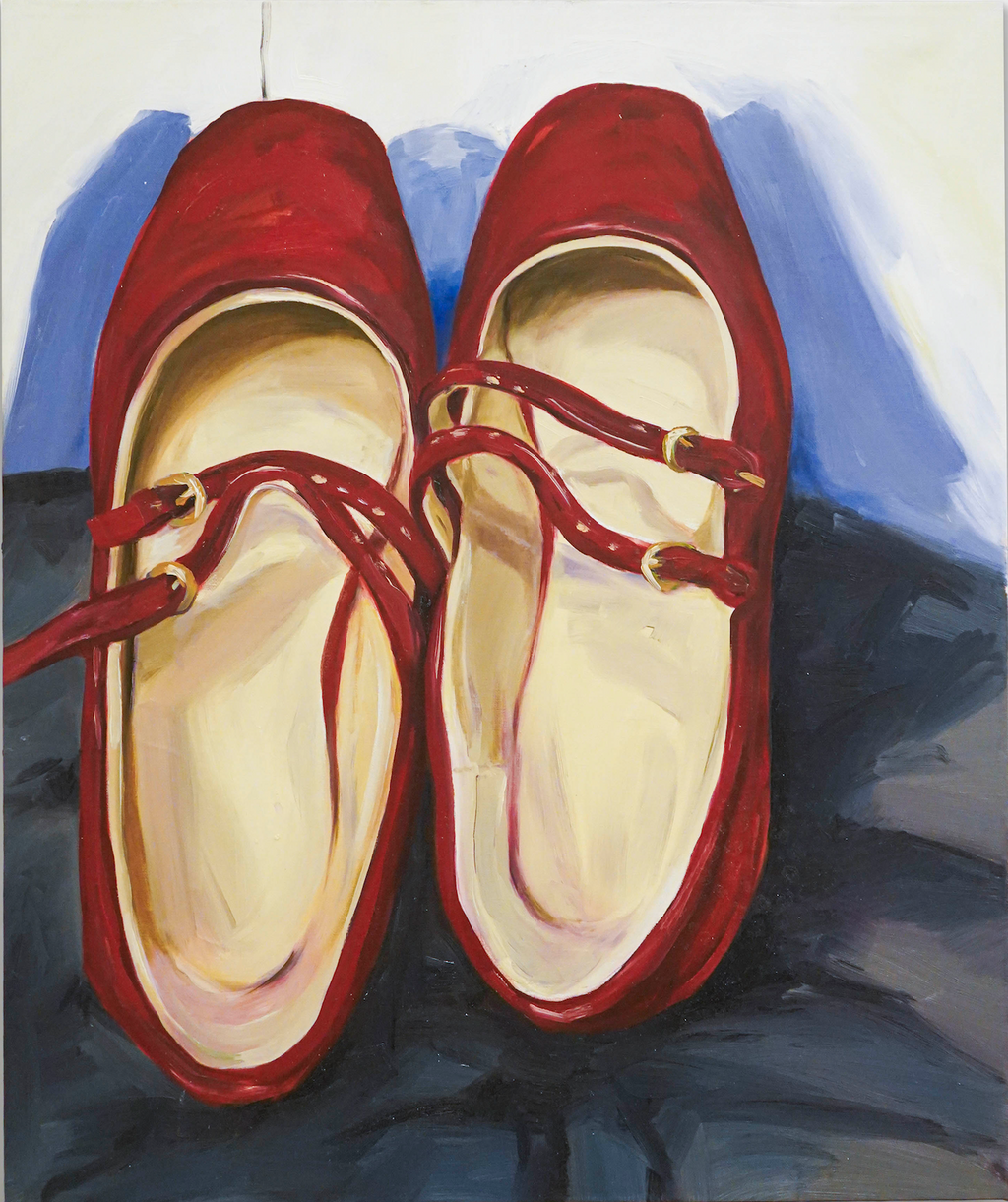 Dorothy Shoes by Tori Pounds oil painting on canvas
