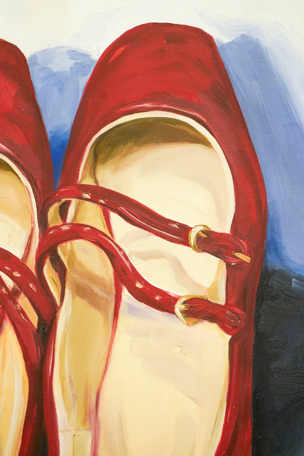 Dorothy Shoes by Tori Pounds oil painting on canvas