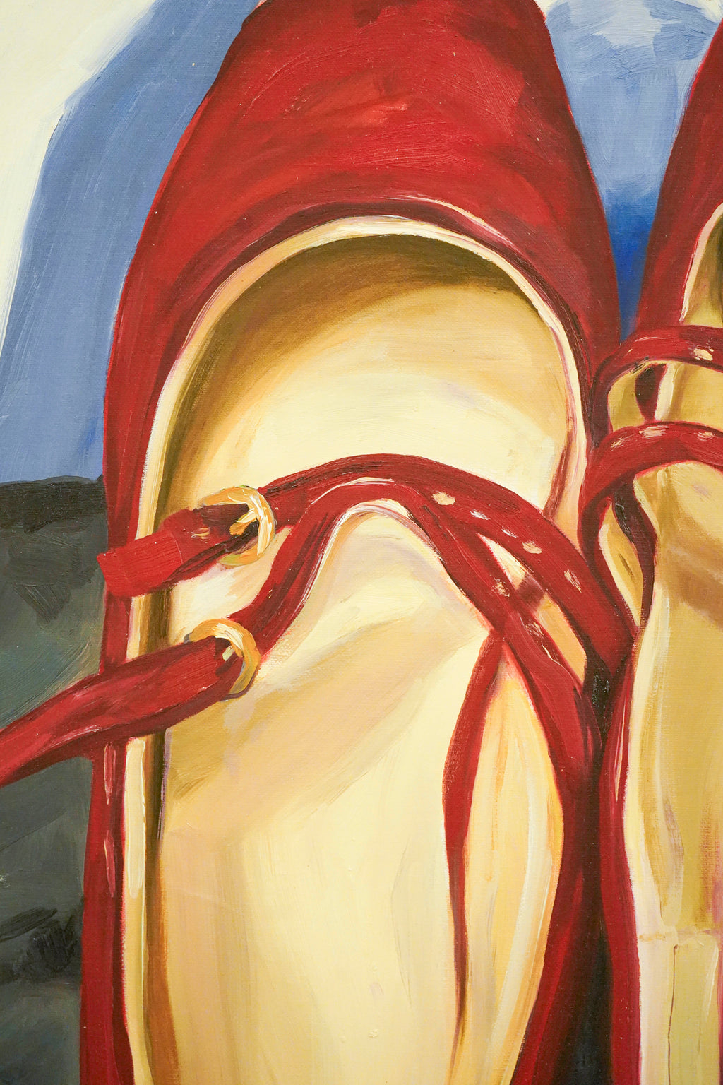 Dorothy Shoes by Tori Pounds oil painting on canvas