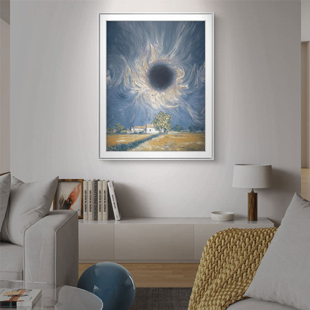 Eclipsed Village (Print) by Daniel Stara