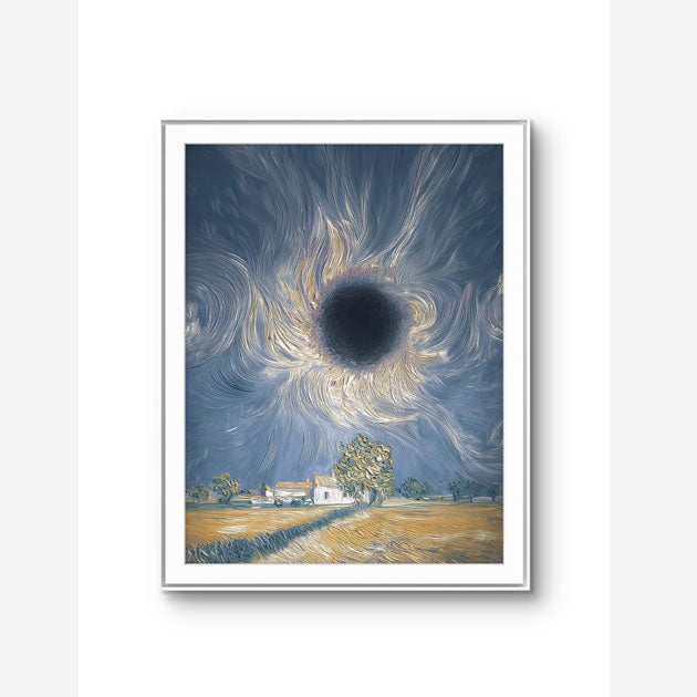 Eclipsed Village (Print) by Daniel Stara