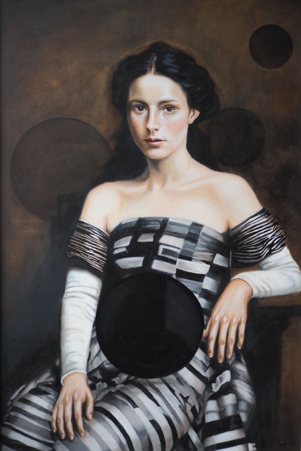 El Espejo de Obsidiana, painting by Su Lin Casanova — Art of NOMA