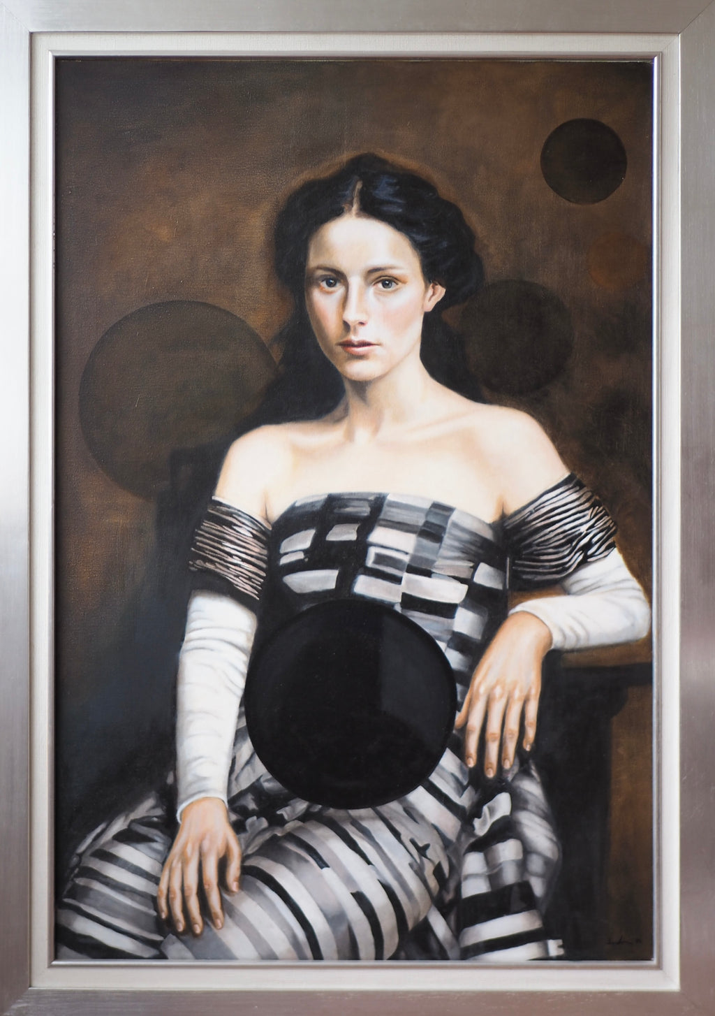 El Espejo de Obsidiana, painting by Su Lin Casanova — Art of NOMA
