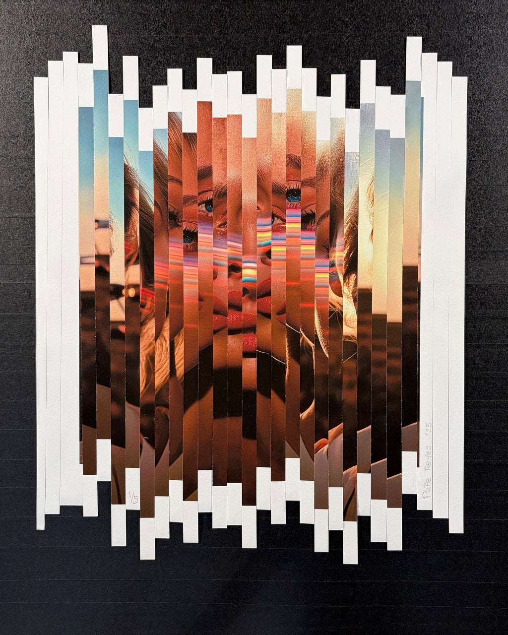 G1001 by Pepe Reyes Limited Edition Rollage Print
