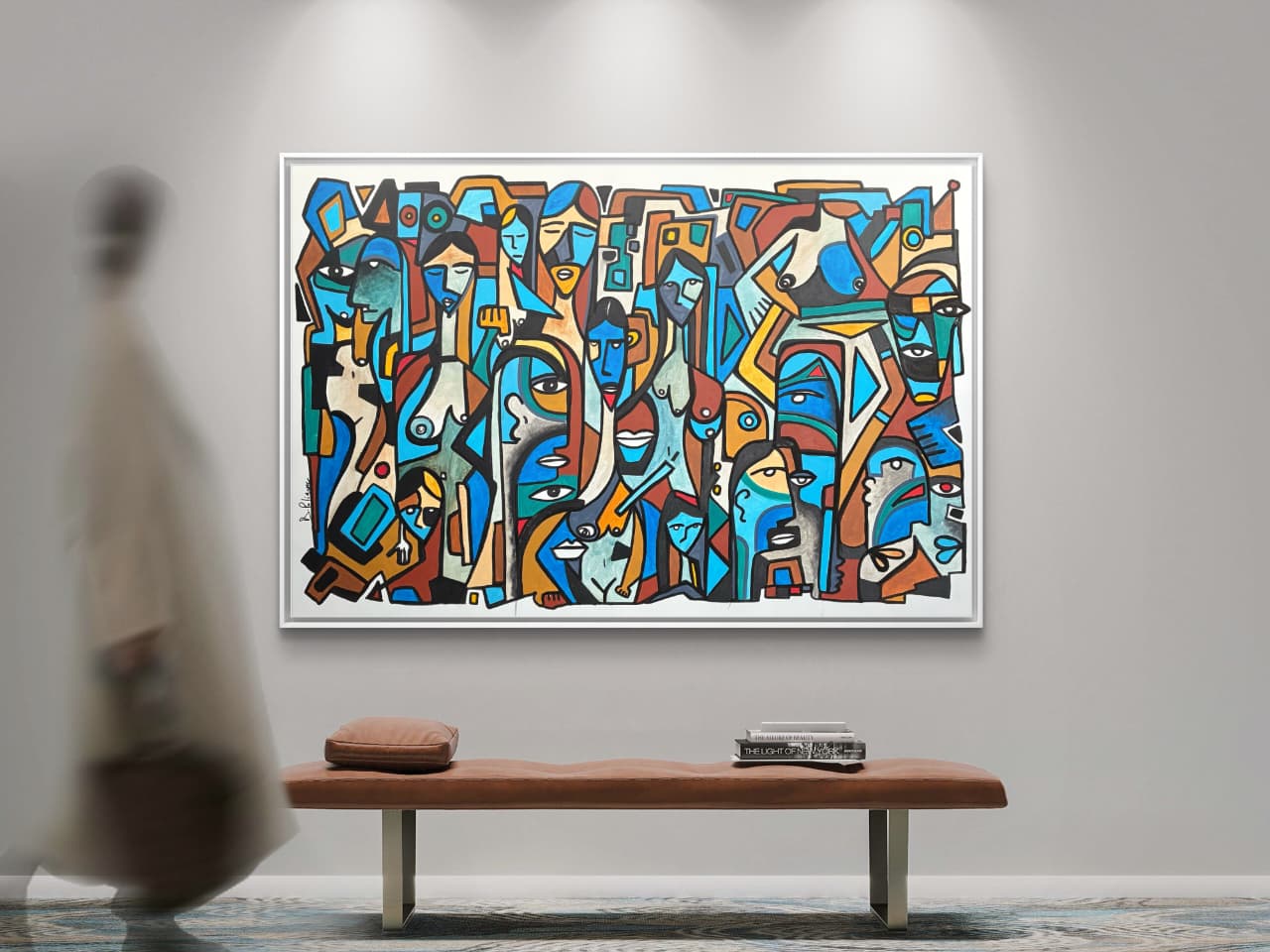 Gender Decomposition by Daniel de Polignac Acrylic Painting