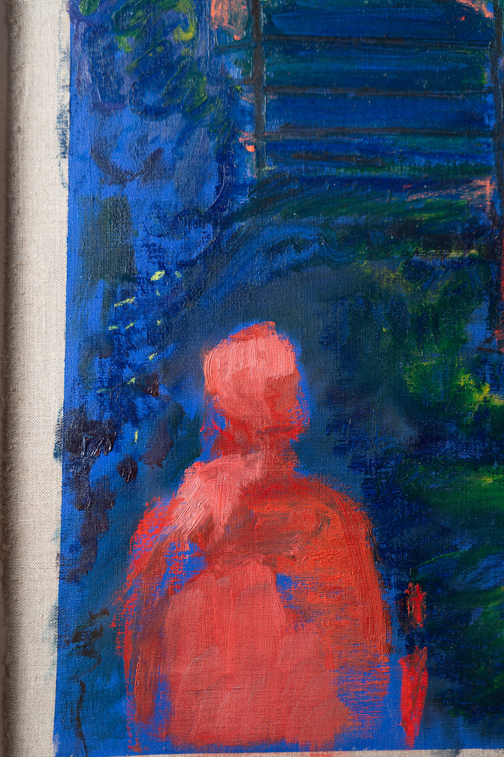 The Graveyard Book by Tori Pounds mixed-media painting on canvas