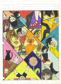 Del Ser al Alma (Anime Bash) by Hilary TJA acrylic painting on canvas