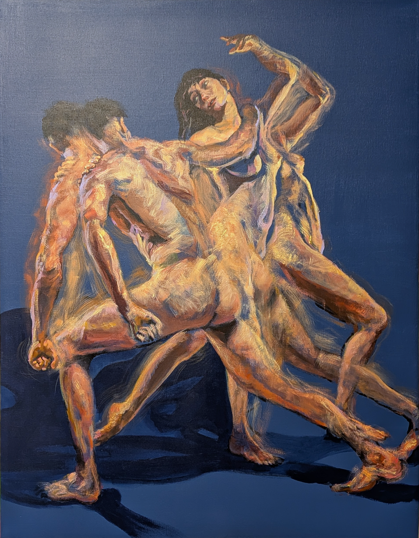 In Sync XVIII Original Painting by Karlos Ibarra
