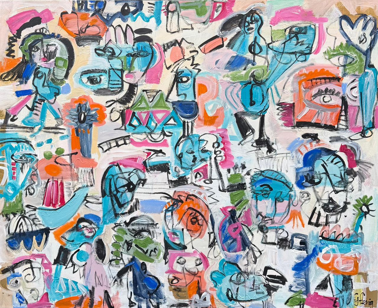 Mapa De Identidad Original Painting by Giselle Fenig