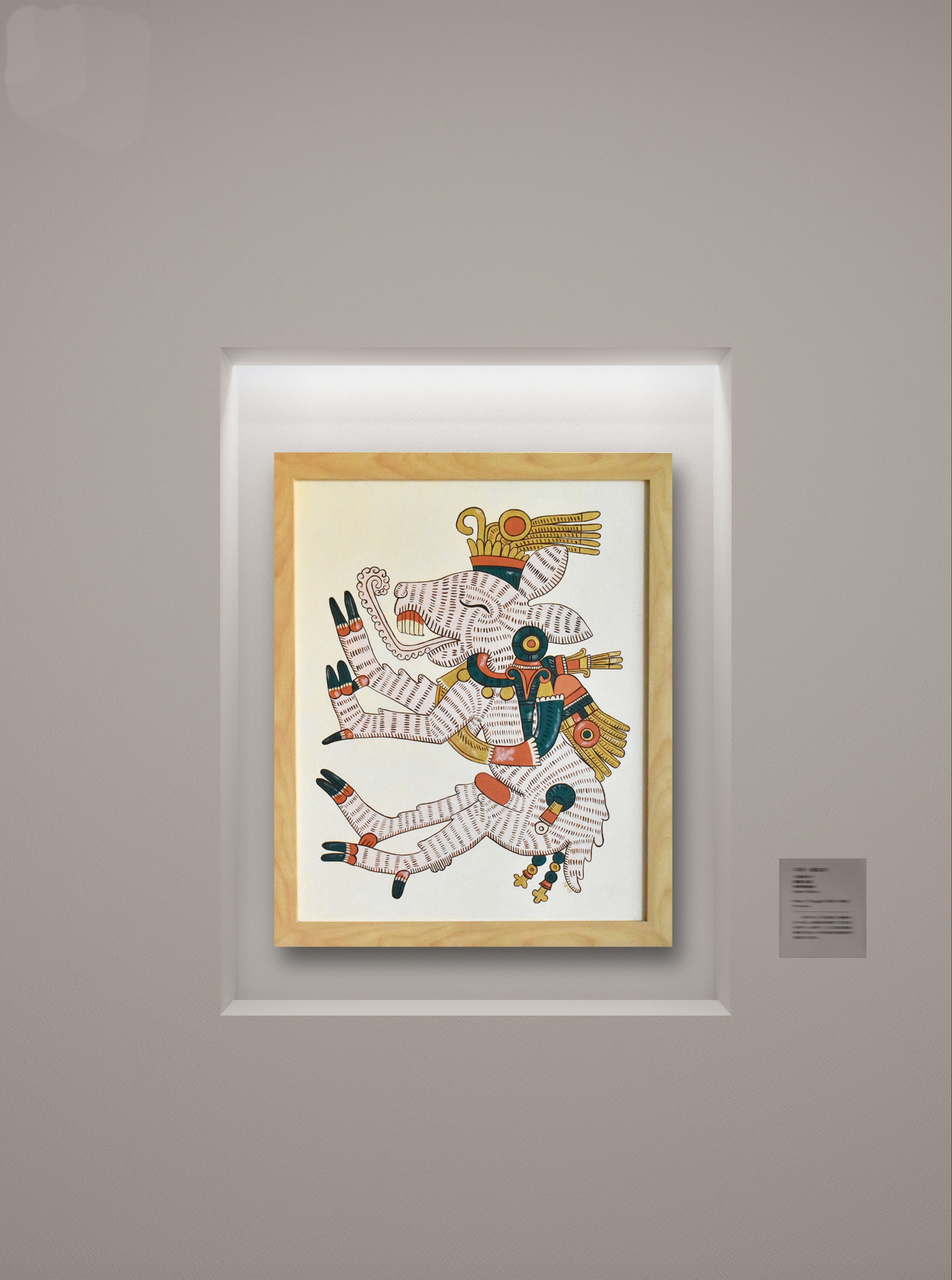 Mázatl by Roti Martínez Unique Acrylic Painting