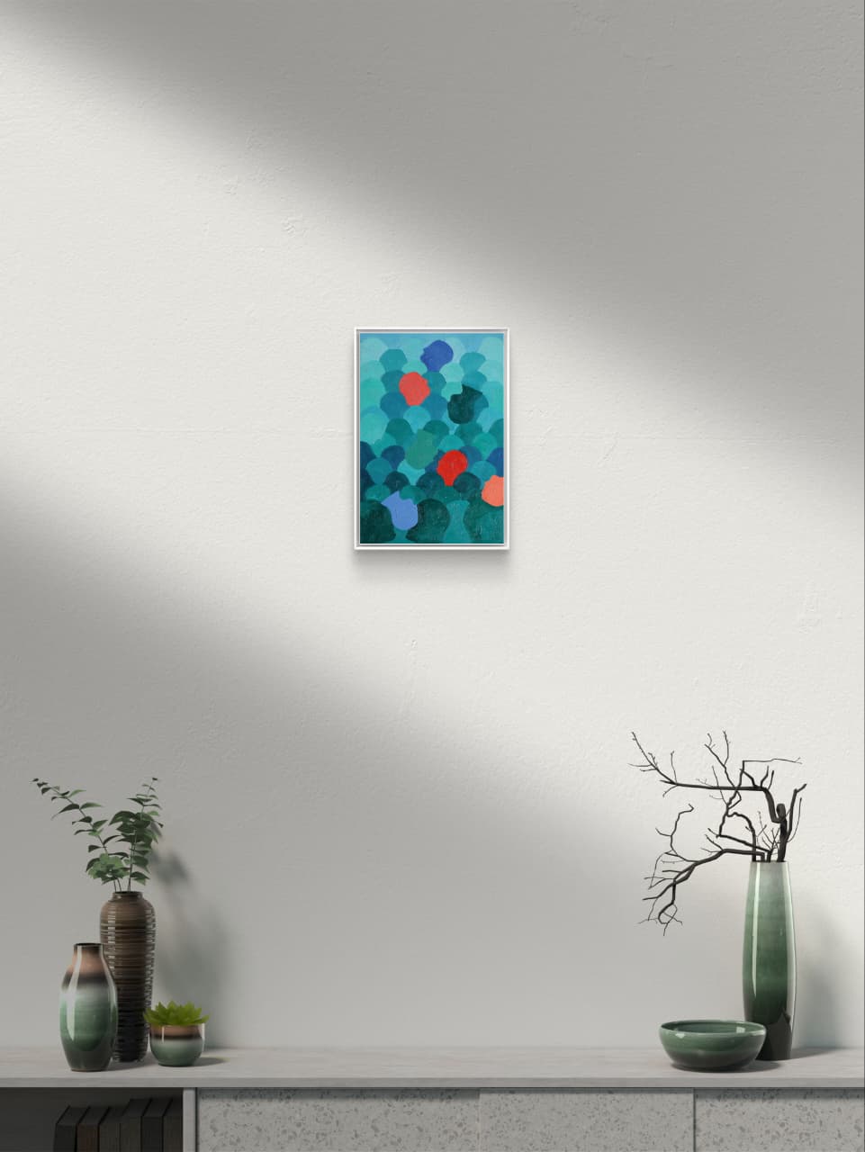 Memories by Francisco Gonce oil and oil stick artwork on paper