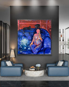 Motherly by Tori Pounds Large-Scale Mixed Media Painting