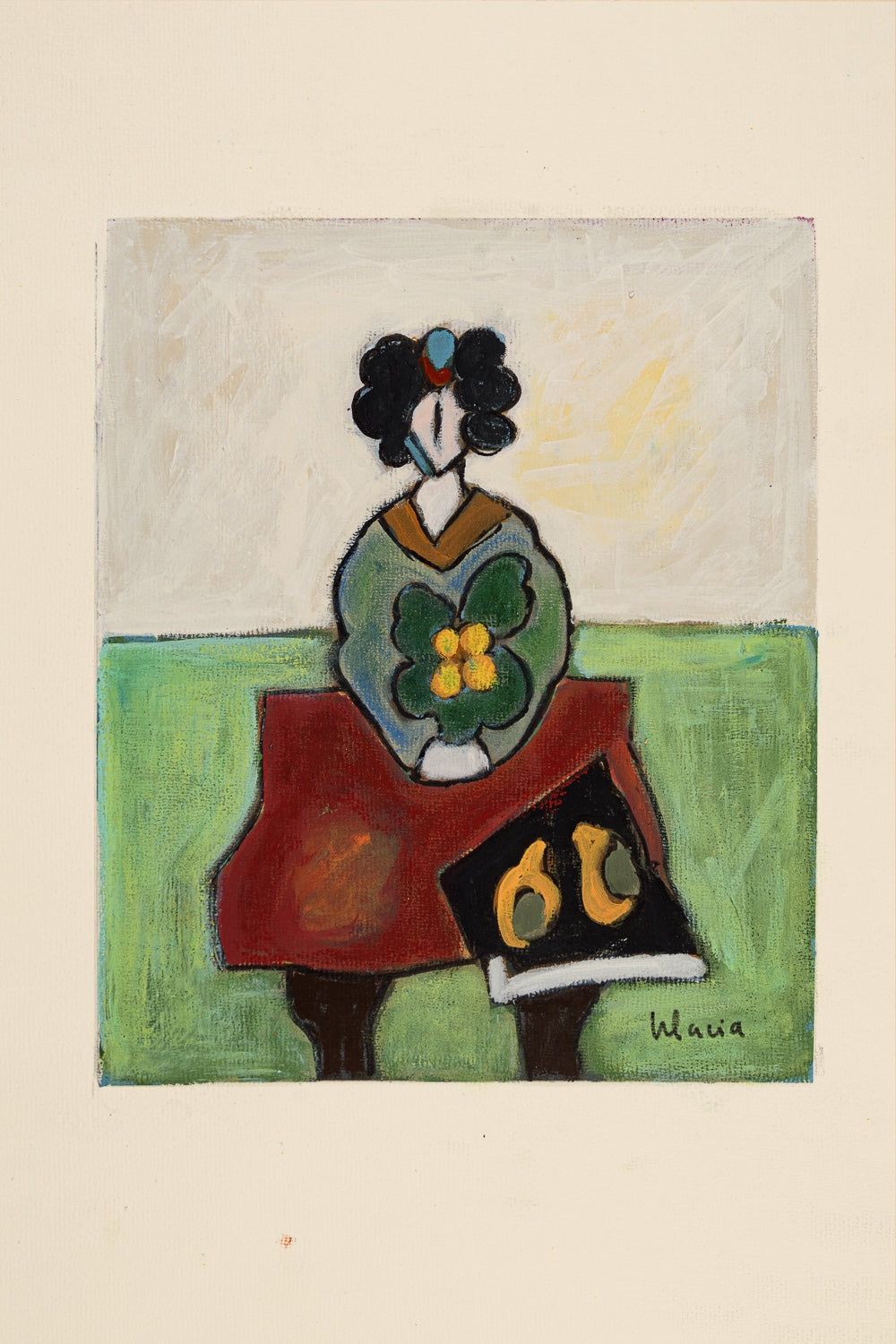 Mujer de Pelo Chino by Paloma Ulacia