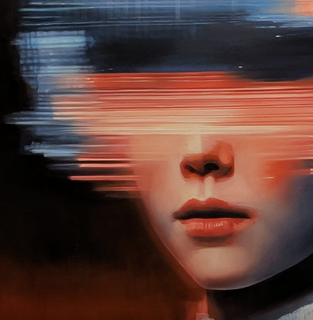 Nuclear Seed by JoCa Monumental Unique Oil Painting