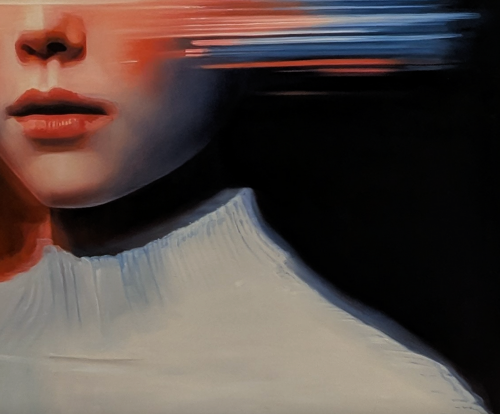 Nuclear Seed by JoCa Monumental Unique Oil Painting