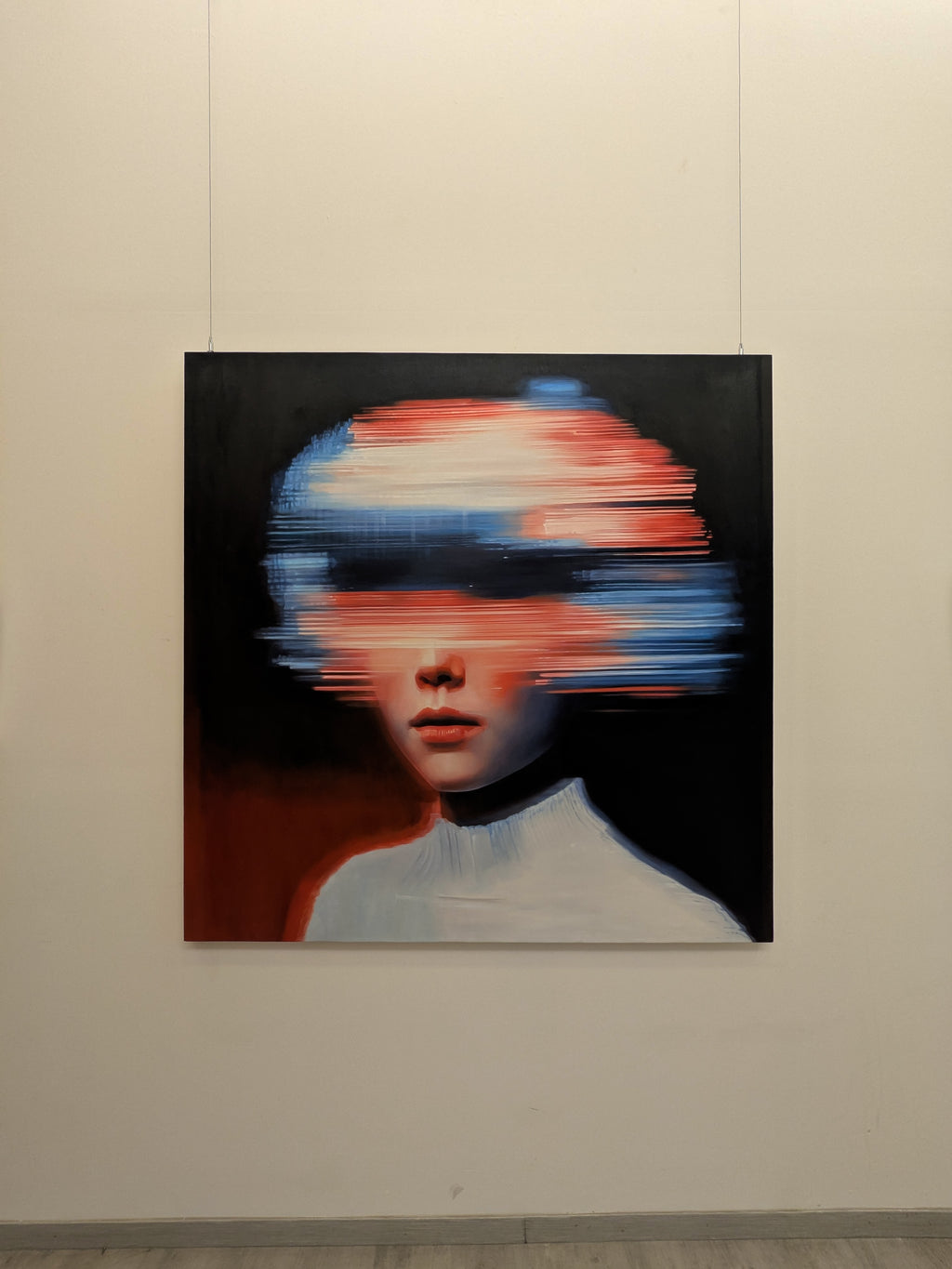 Nuclear Seed by JoCa Monumental Unique Oil Painting