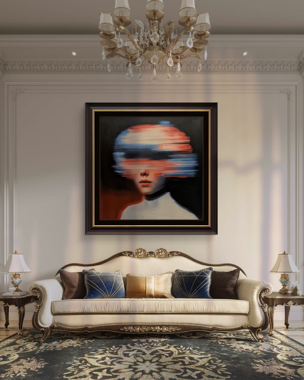 Nuclear Seed by JoCa Monumental Unique Oil Painting