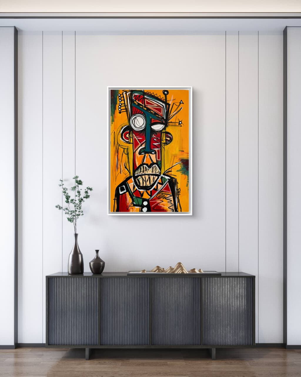 Paranoid Android by Daniel de Polignac acrylic painting on canvas