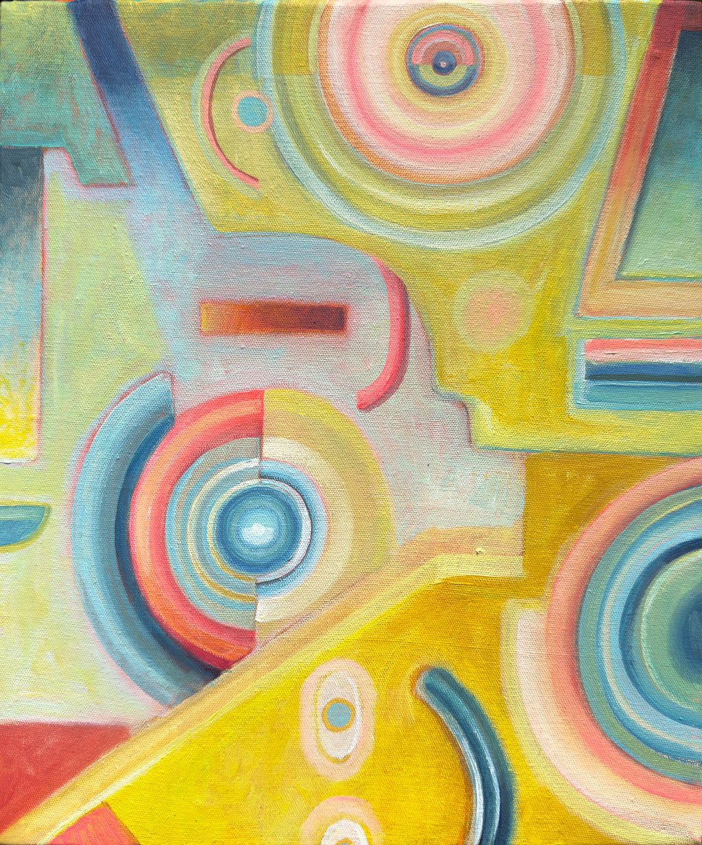 Perdiendo la forma 1 original acrylic painting by Jorge Tellaeche on canvas