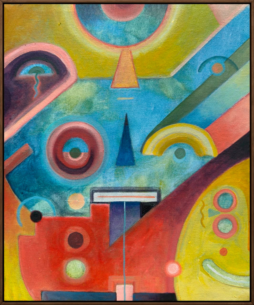Perdiendo la forma 2 original acrylic painting by Jorge Tellaeche on canvas