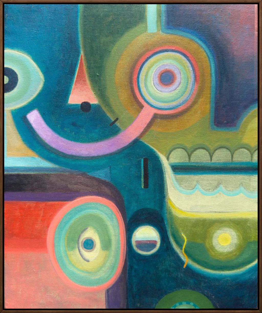 Perdiendo la forma 3 original acrylic painting by Jorge Tellaeche on canvas