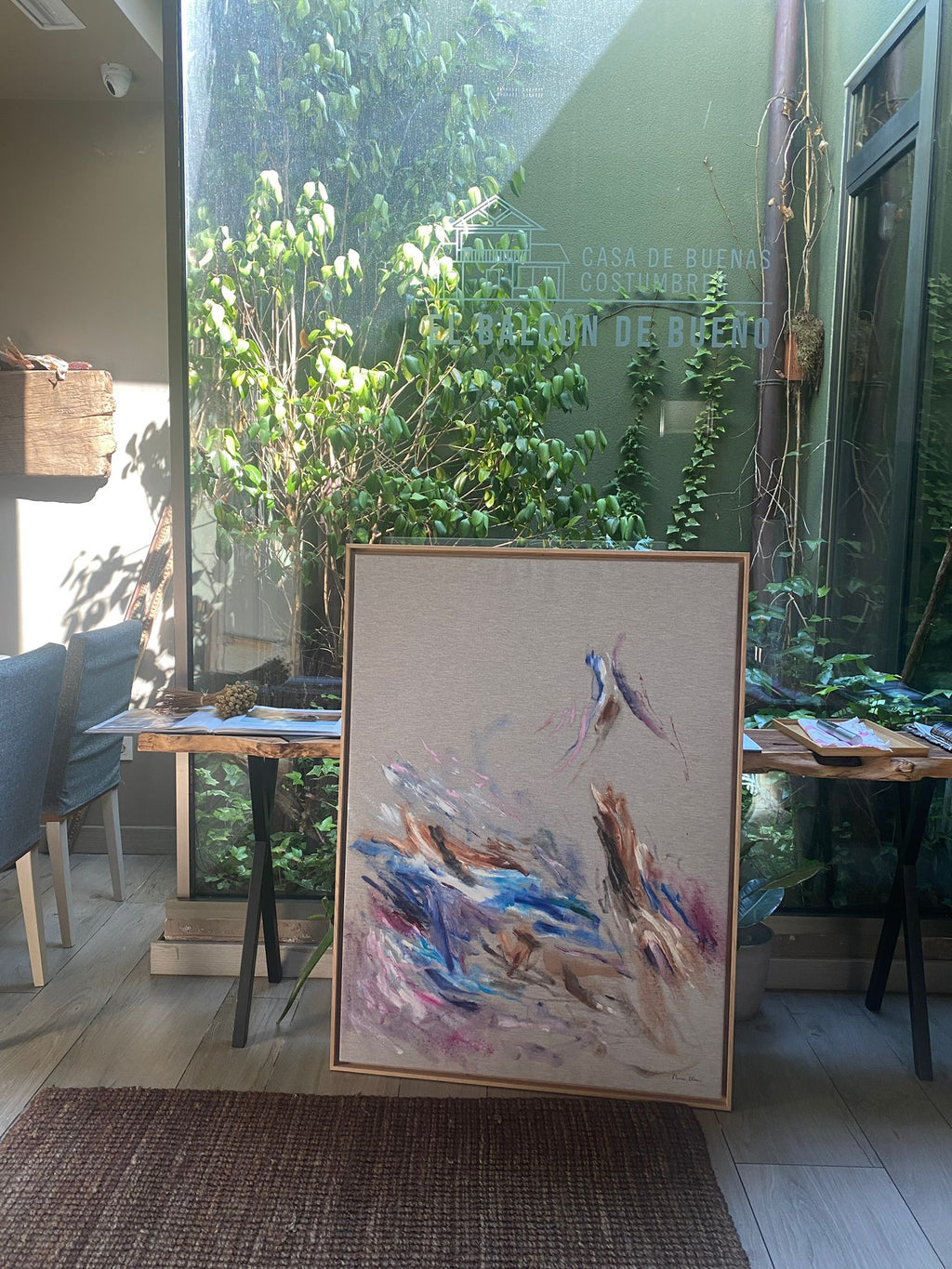 Piezas de lo que somos III, painting by Nuria Oliva — Art of NOMA