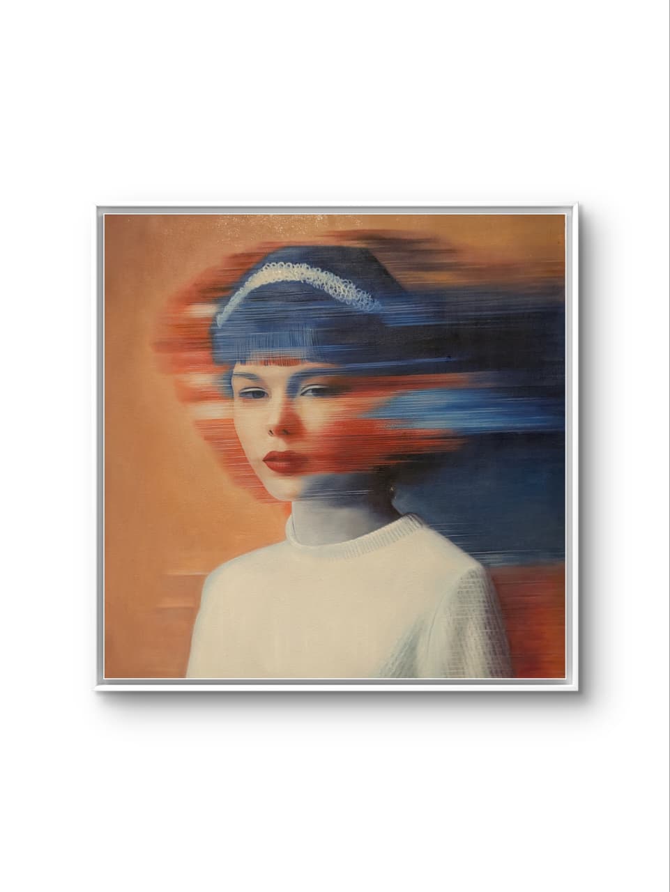 Processed Seed by JoCa Unique Oil Painting