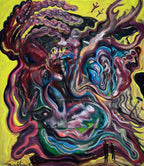 Retrato Post-Humanos 1 by Raúl Cerrillo Original Painting